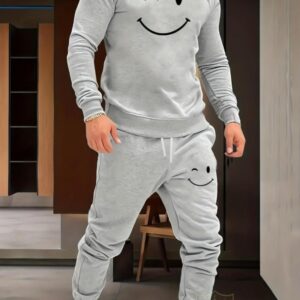 2 PCs Men's sweatshirt tracksuit